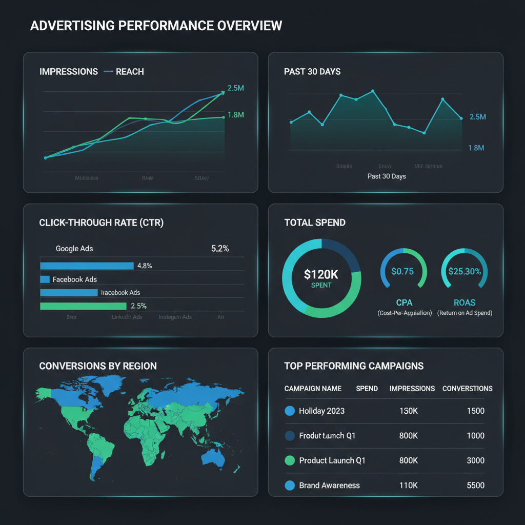 Visualizzazione dati: analisi advertising per aziende italiane