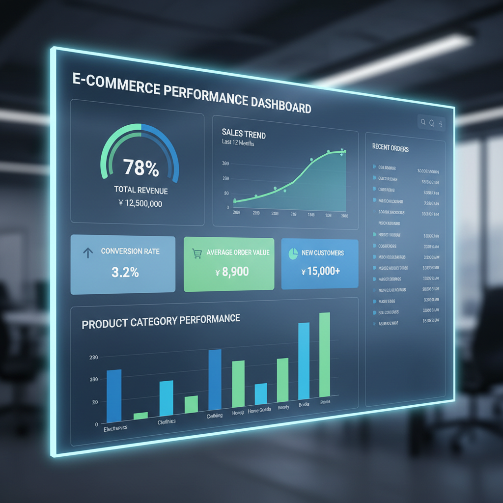 Visualizzazione dati: analisi e-commerce per aziende italiane