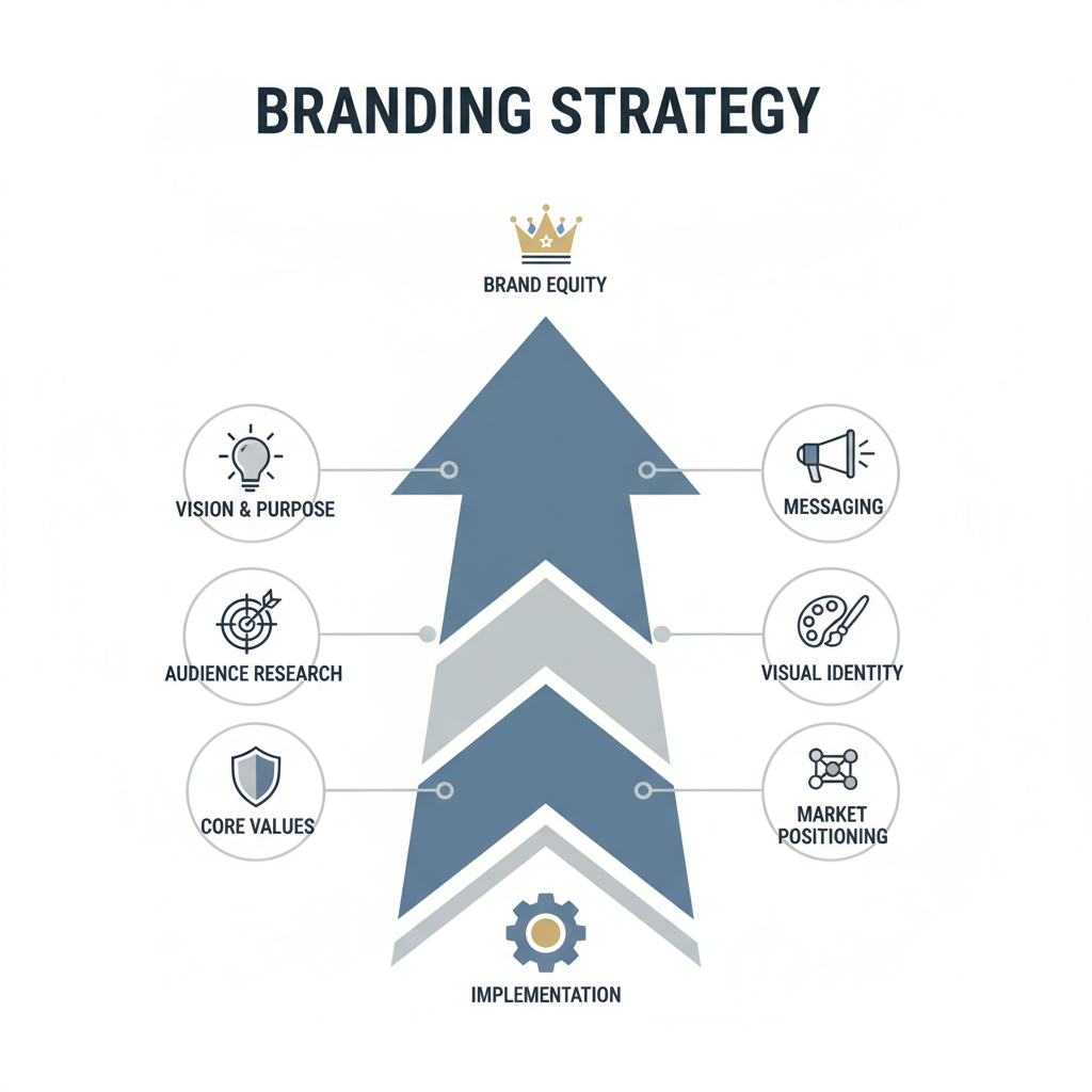 Infografica: Branding : costruire unidentità di marca memorabile - strategie e best practice