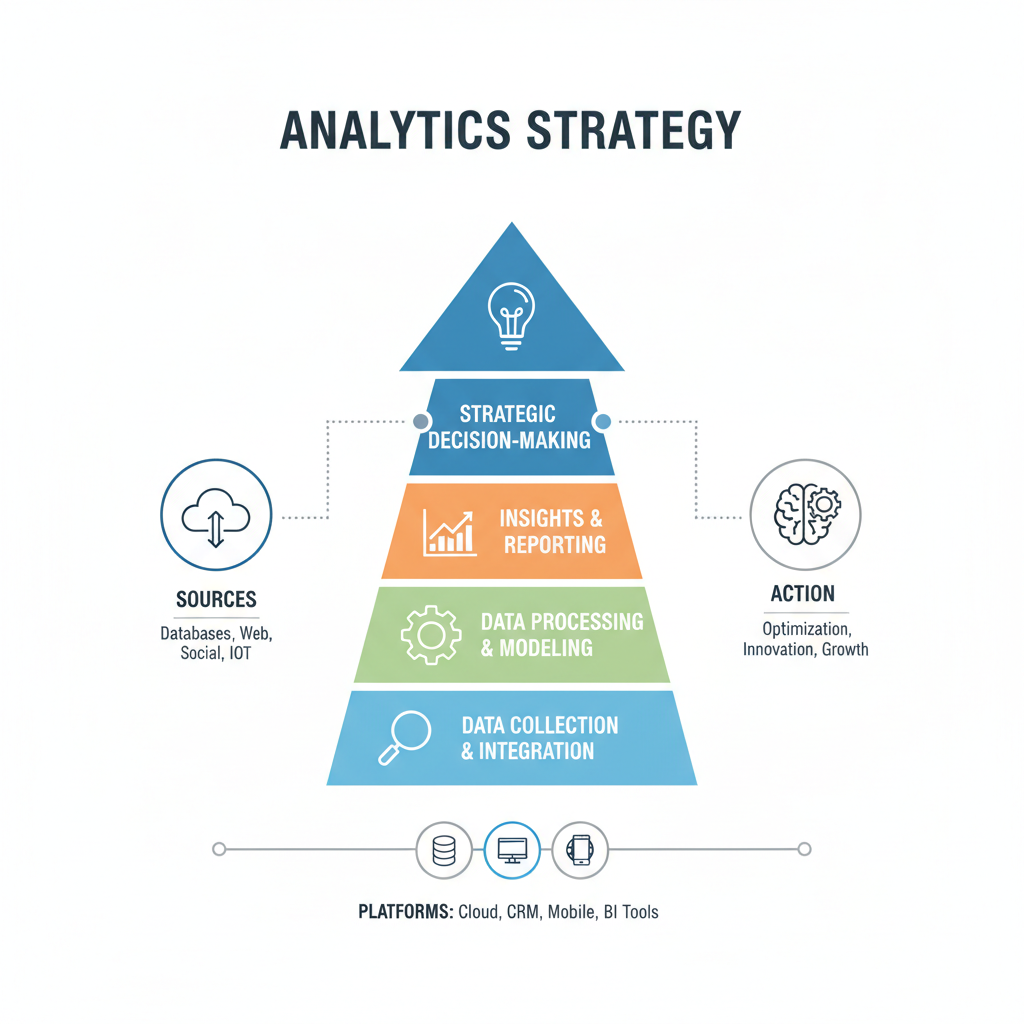Infografica: Google Analytics 4: guida completa alla configurazione e ana - strategie e best practice