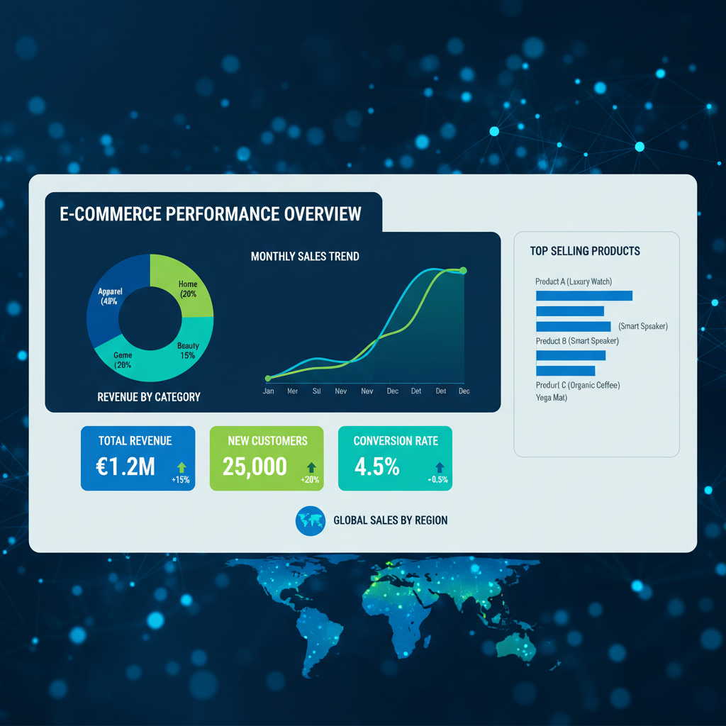 Visualizzazione dati: analisi e-commerce per aziende italiane