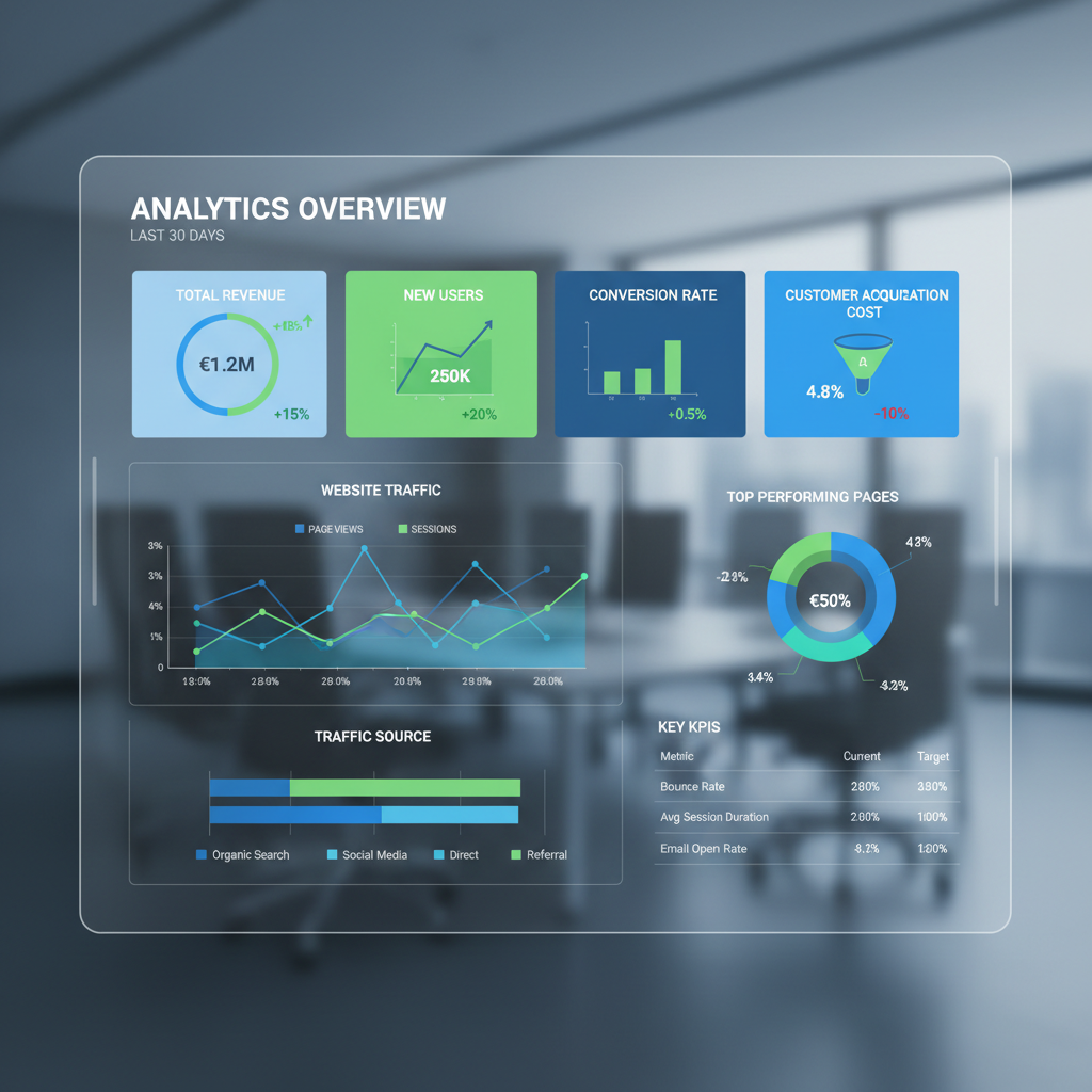 Visualizzazione dati: analisi analytics per aziende italiane