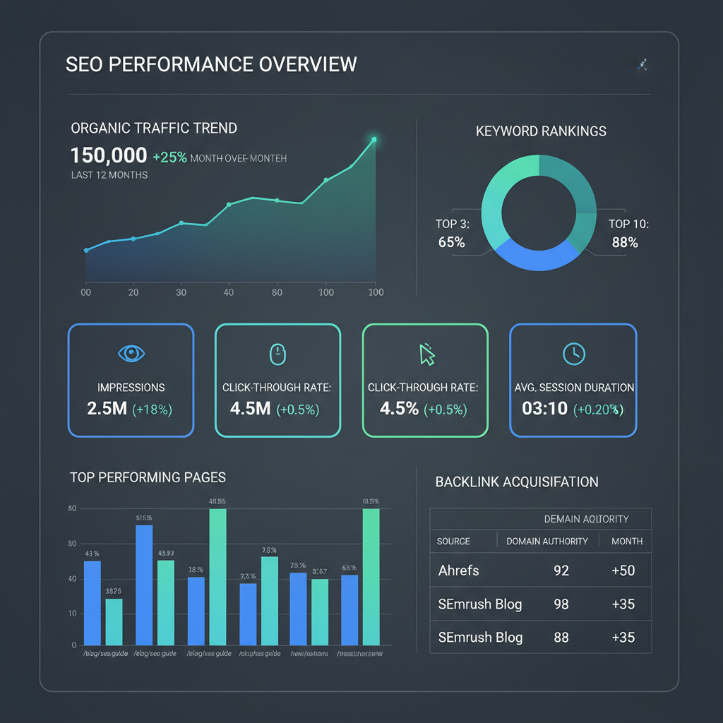Visualizzazione dati: analisi seo per aziende italiane
