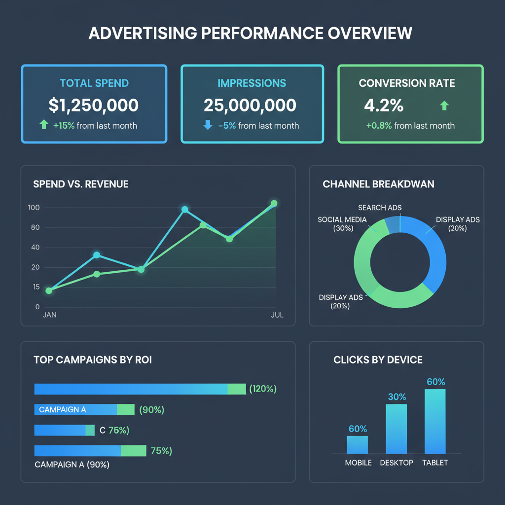 Visualizzazione dati: analisi advertising per aziende italiane