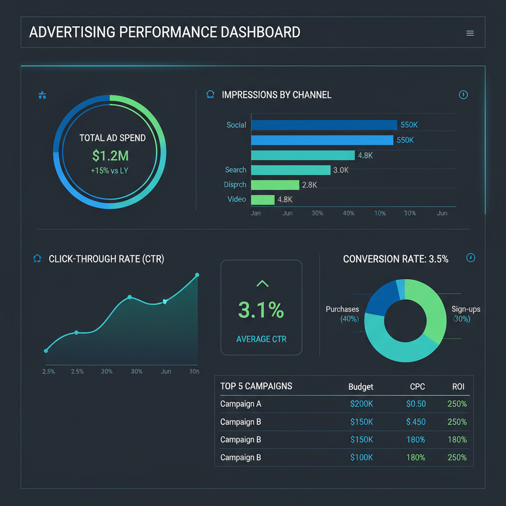 Visualizzazione dati: analisi advertising per aziende italiane