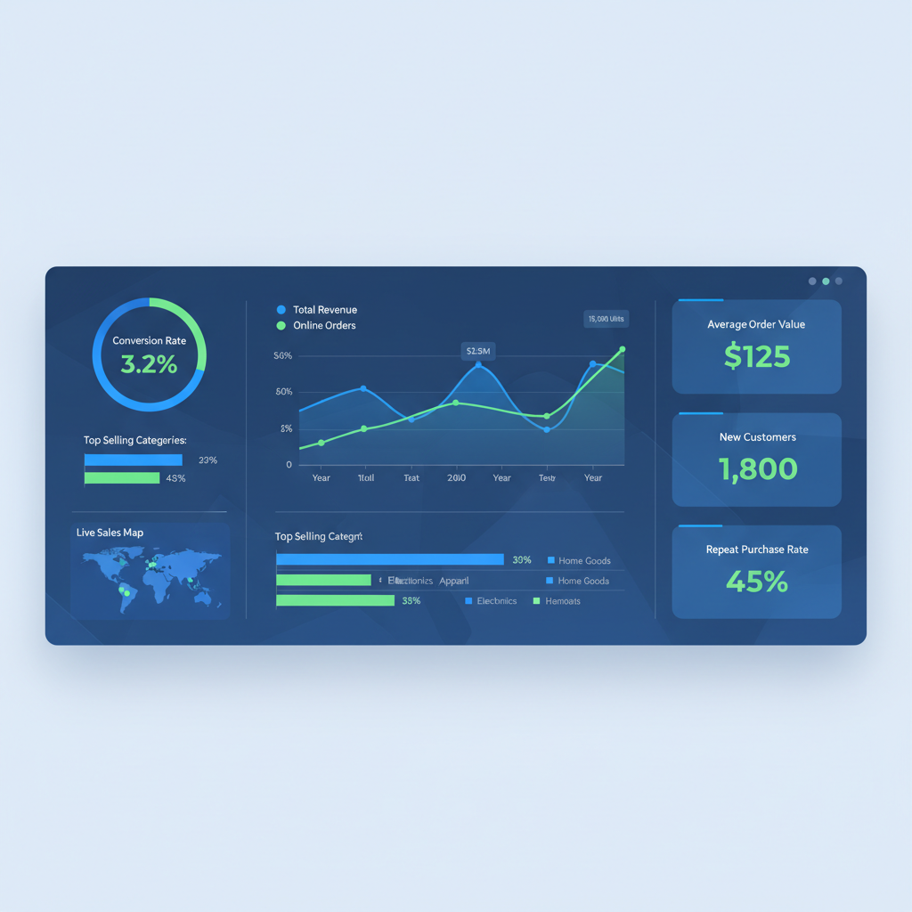Visualizzazione dati: analisi e-commerce per aziende italiane