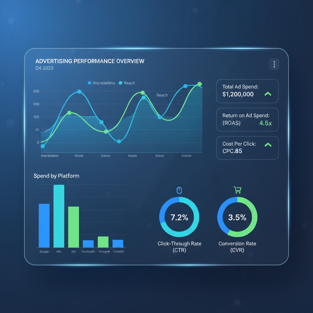 Visualizzazione dati: analisi advertising per aziende italiane
