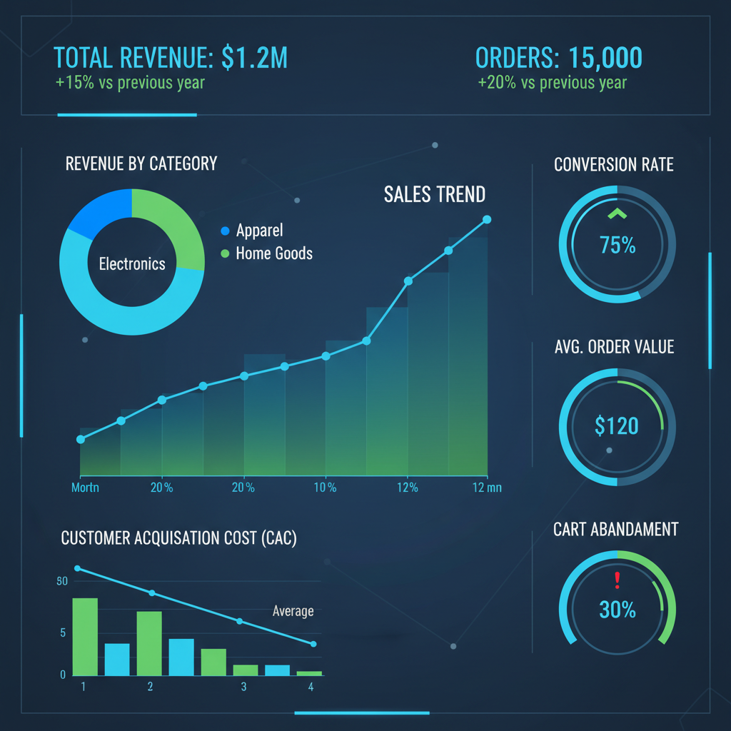Visualizzazione dati: analisi e-commerce per aziende italiane