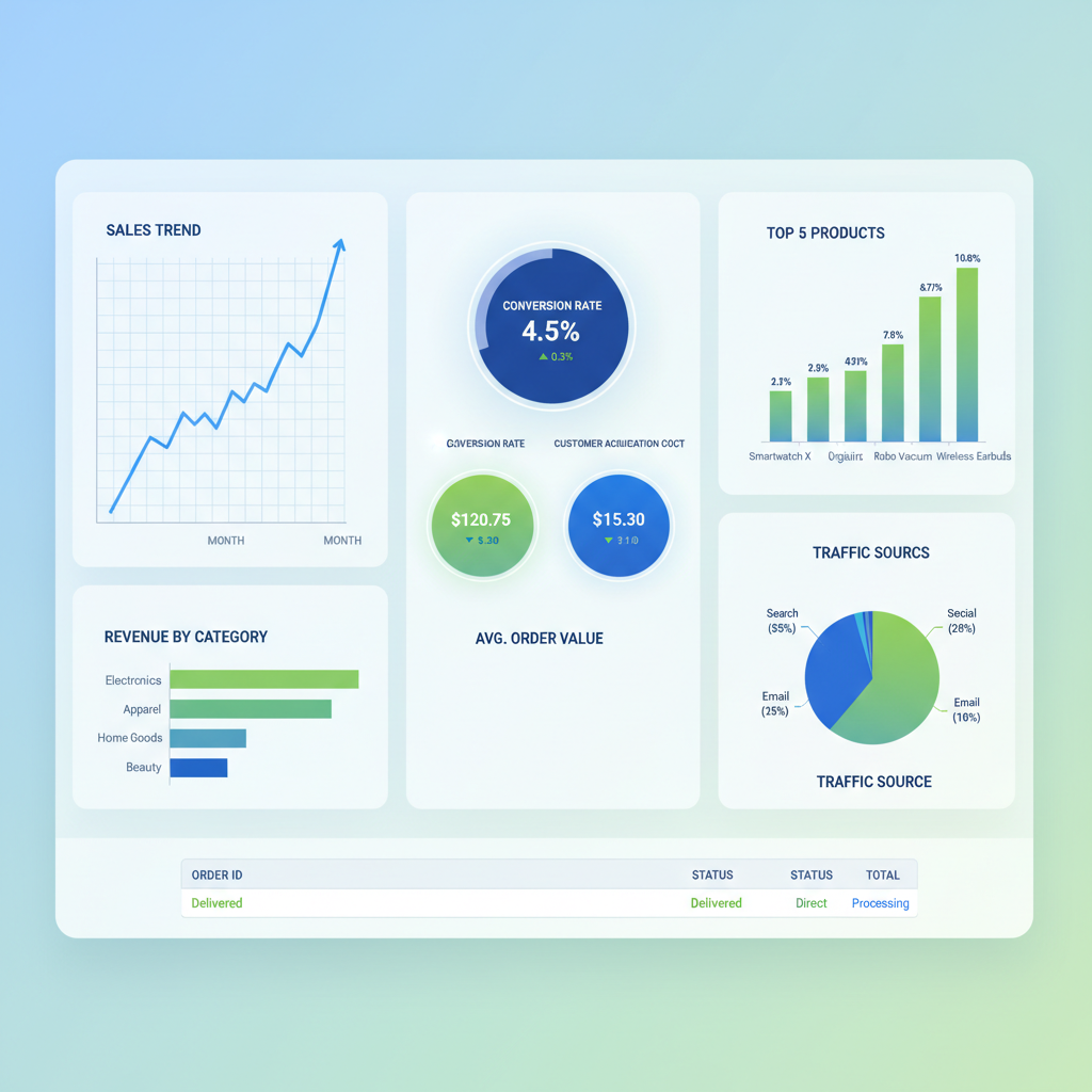 Visualizzazione dati: analisi e-commerce per aziende italiane