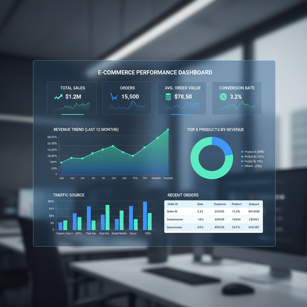 Visualizzazione dati: analisi e-commerce per aziende italiane