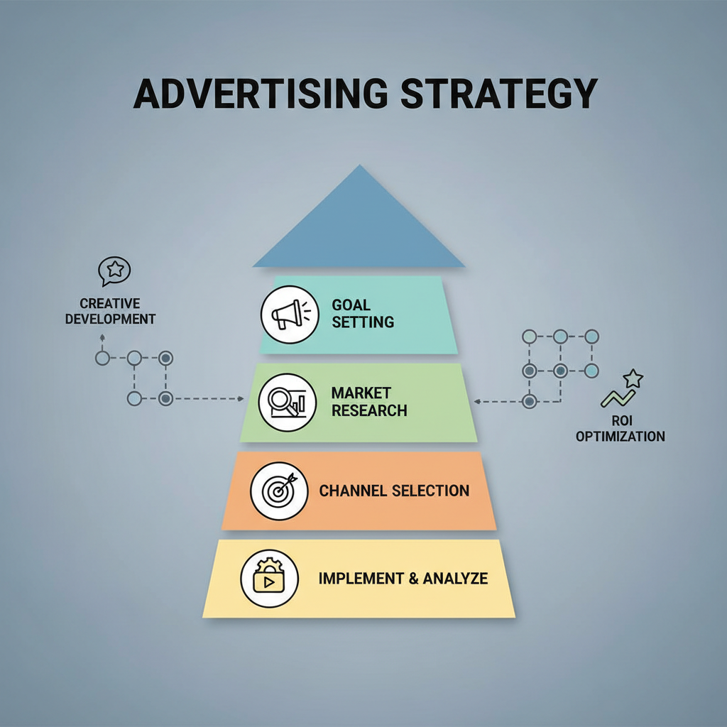 Infografica: Advertising: Come iniziare: guida passo-passo - strategie e best practice