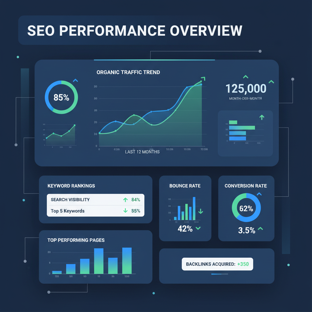 Visualizzazione dati: analisi seo per aziende italiane