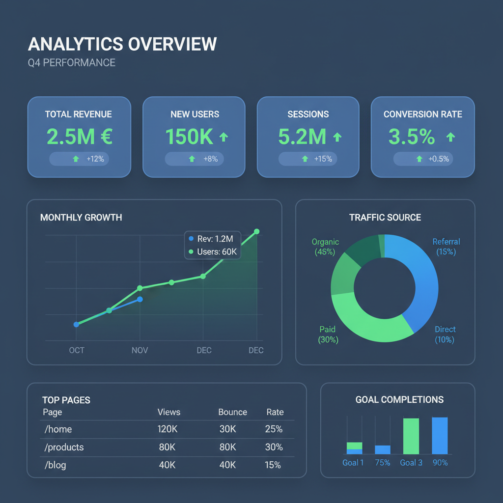 Visualizzazione dati: analisi analytics per aziende italiane