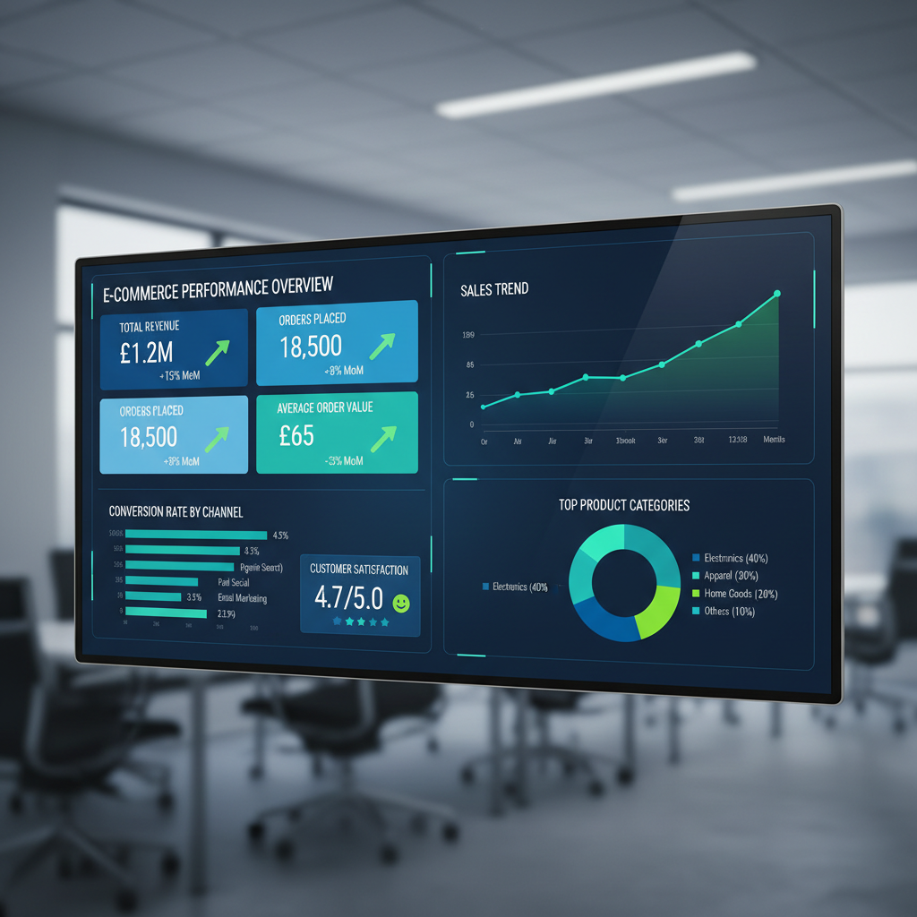 Visualizzazione dati: analisi e-commerce per aziende italiane