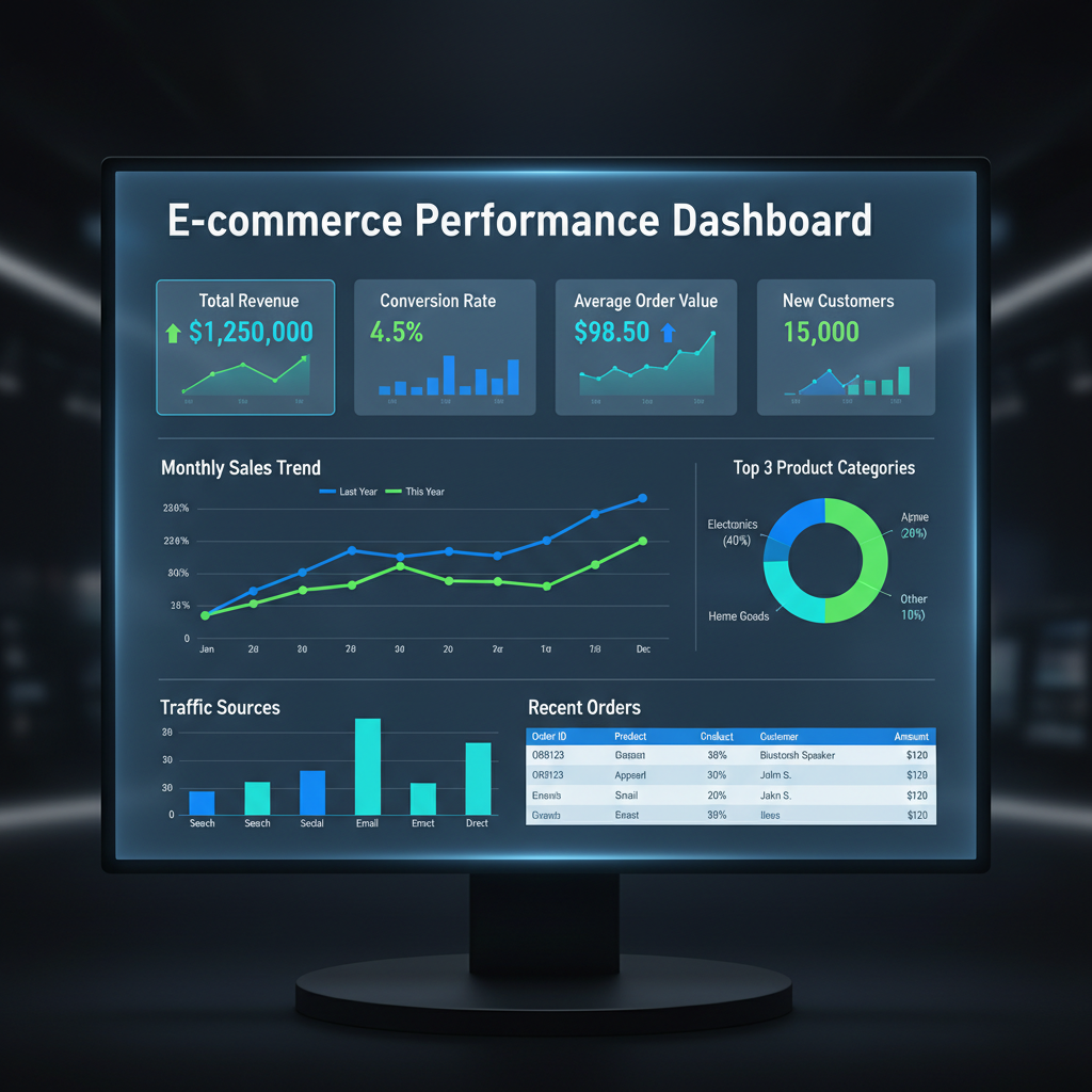 Visualizzazione dati: analisi e-commerce per aziende italiane