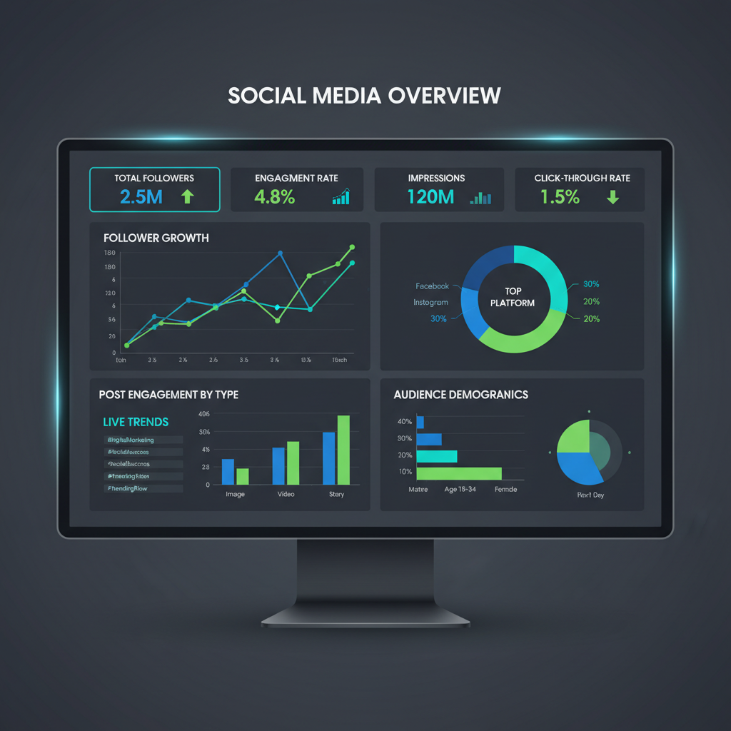 Visualizzazione dati: analisi social media per aziende italiane