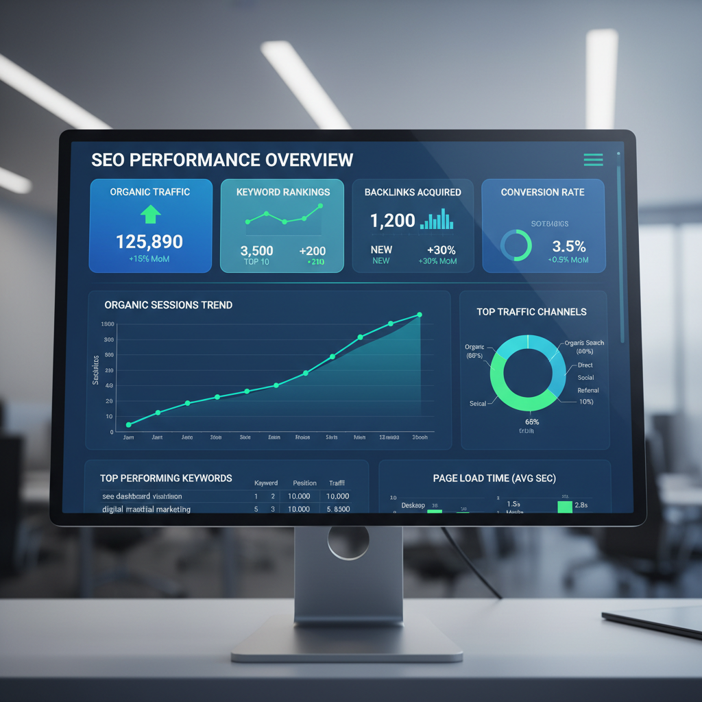Visualizzazione dati: analisi seo per aziende italiane