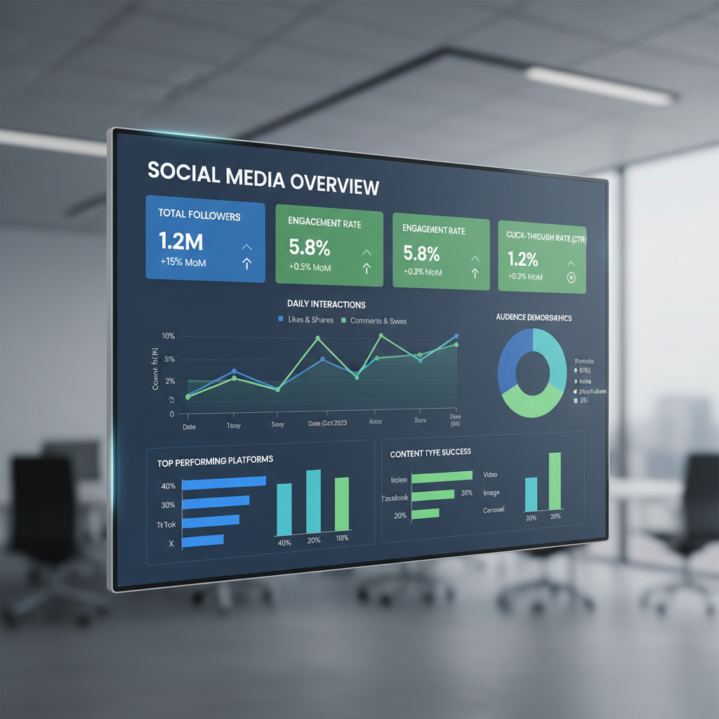 Visualizzazione dati: analisi social media per aziende italiane