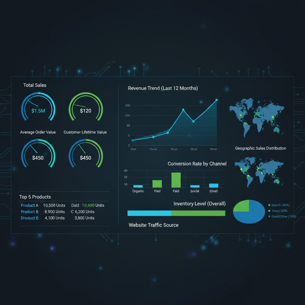 Visualizzazione dati: analisi e-commerce per aziende italiane