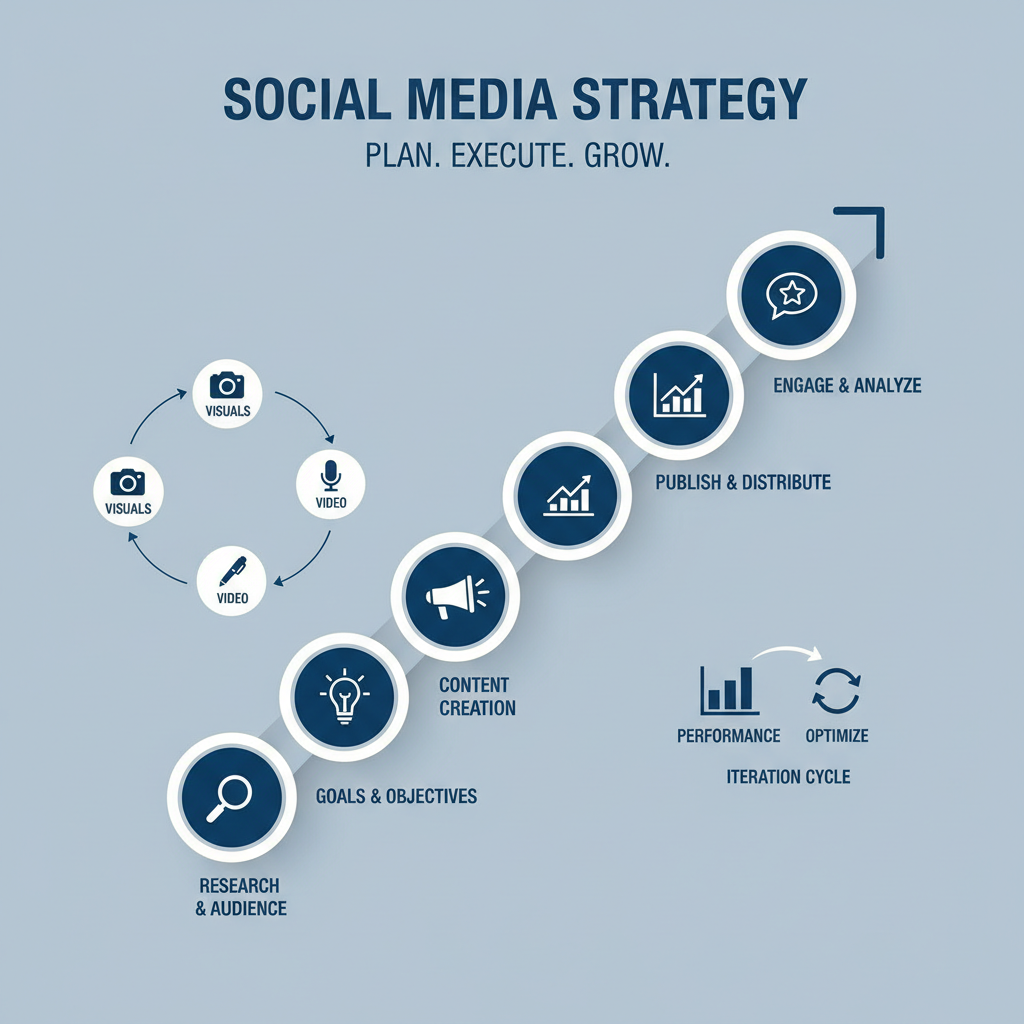 Infografica: Social Media: Guida aggiornata - strategie e best practice