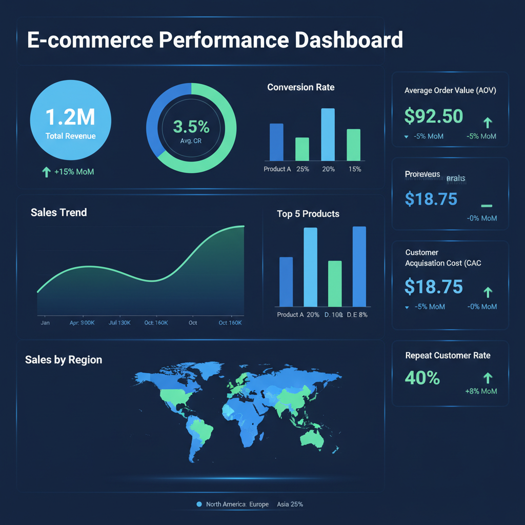 Visualizzazione dati: analisi e-commerce per aziende italiane