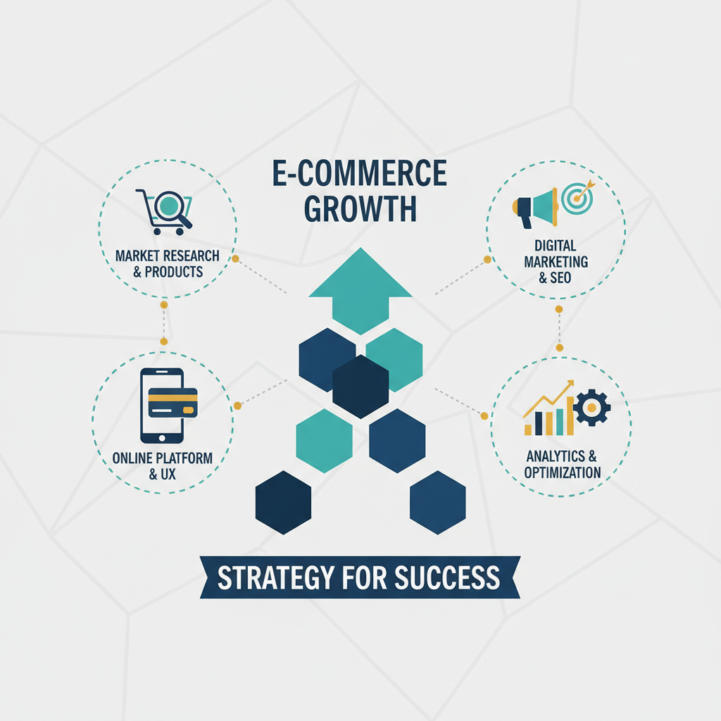 Infografica: E-commerce: Dal piano alla pratica: implementazione — Edizio - strategie e best practice