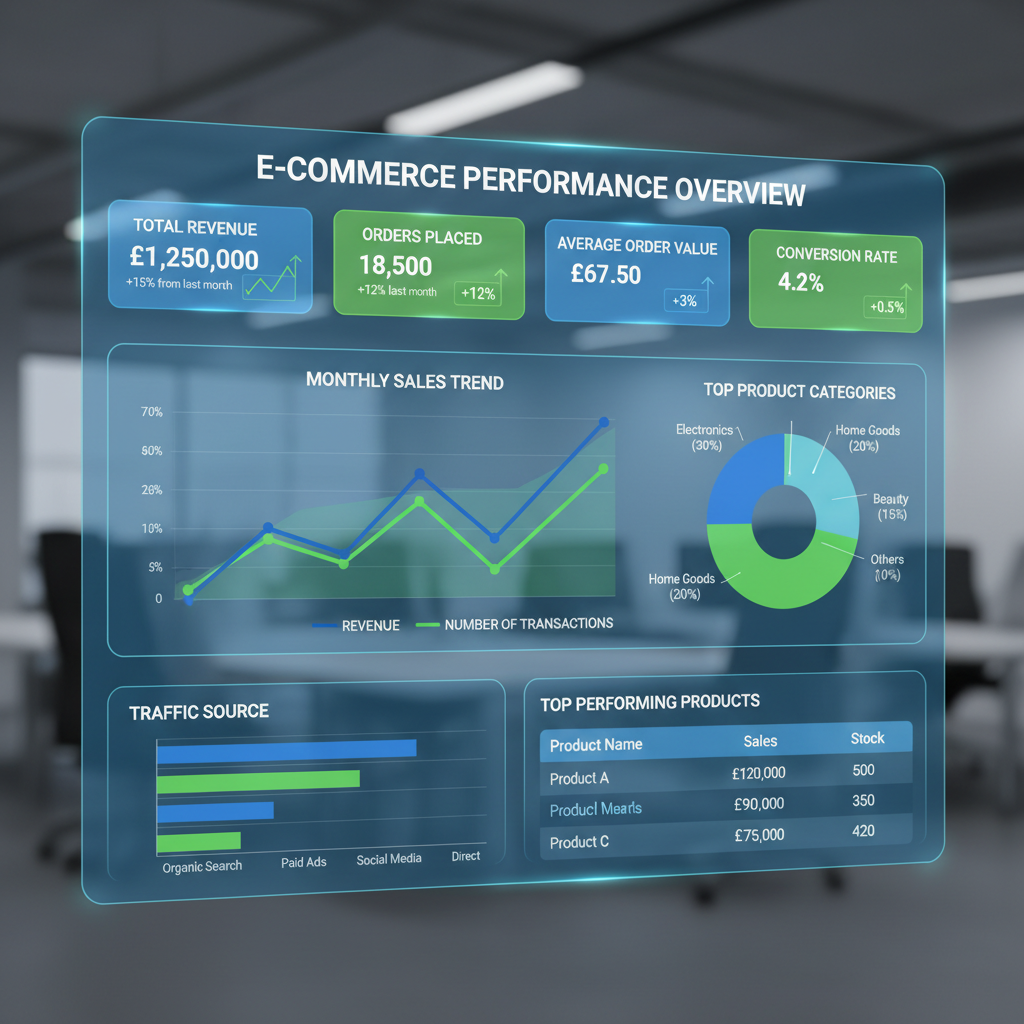 Visualizzazione dati: analisi e-commerce per aziende italiane