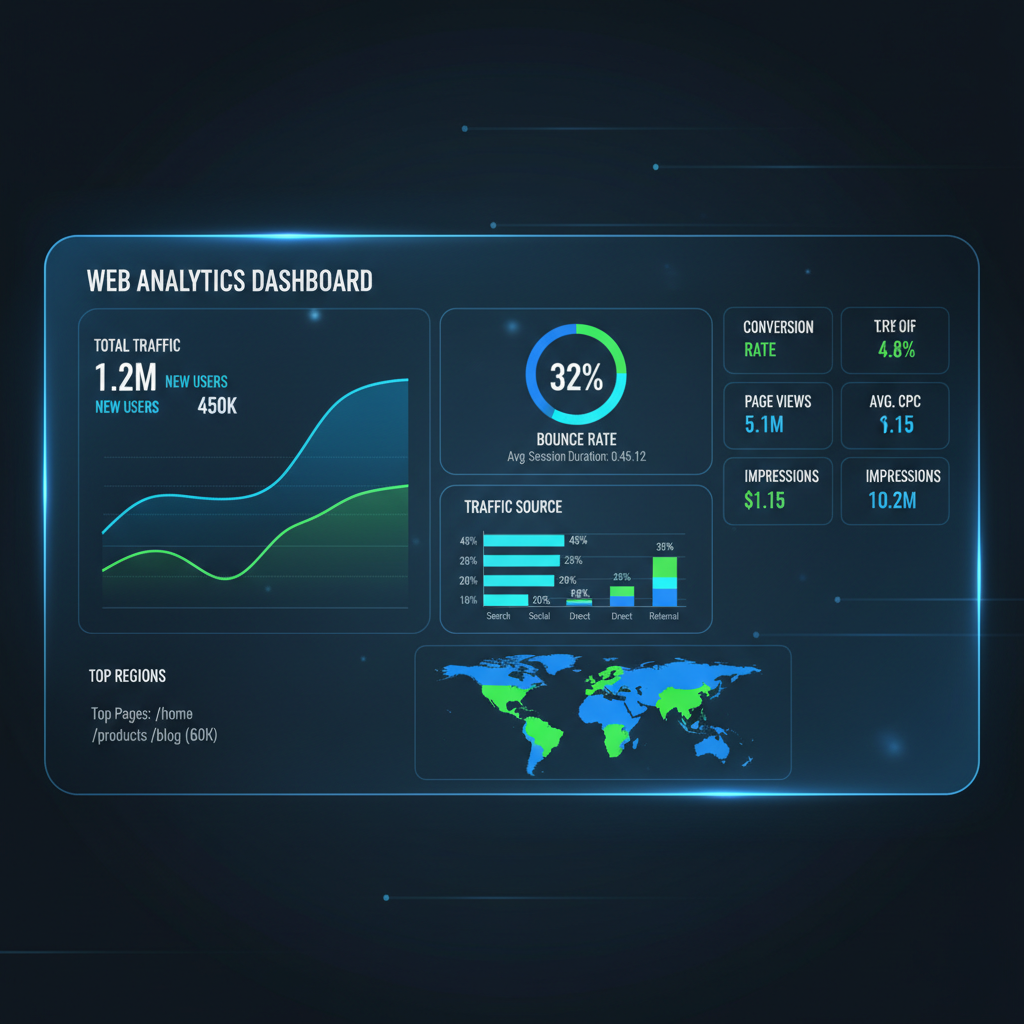 Visualizzazione dati: analisi web per aziende italiane