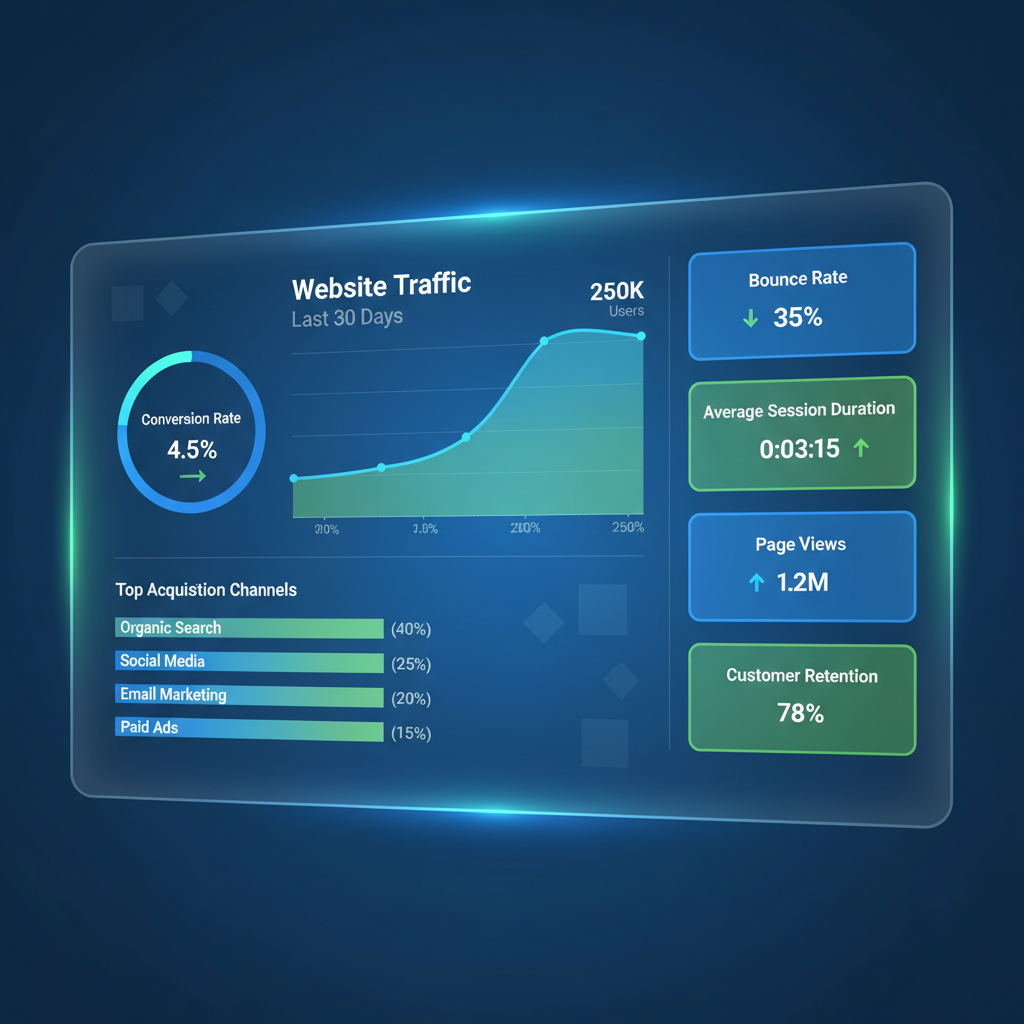 Visualizzazione dati: analisi web per aziende italiane