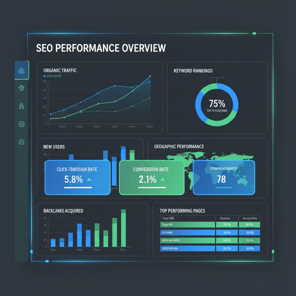 Visualizzazione dati: analisi seo per aziende italiane