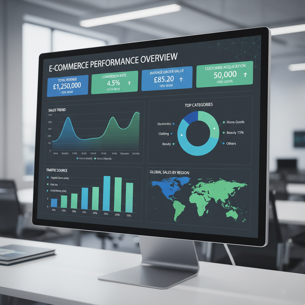 Visualizzazione dati: analisi e-commerce per aziende italiane