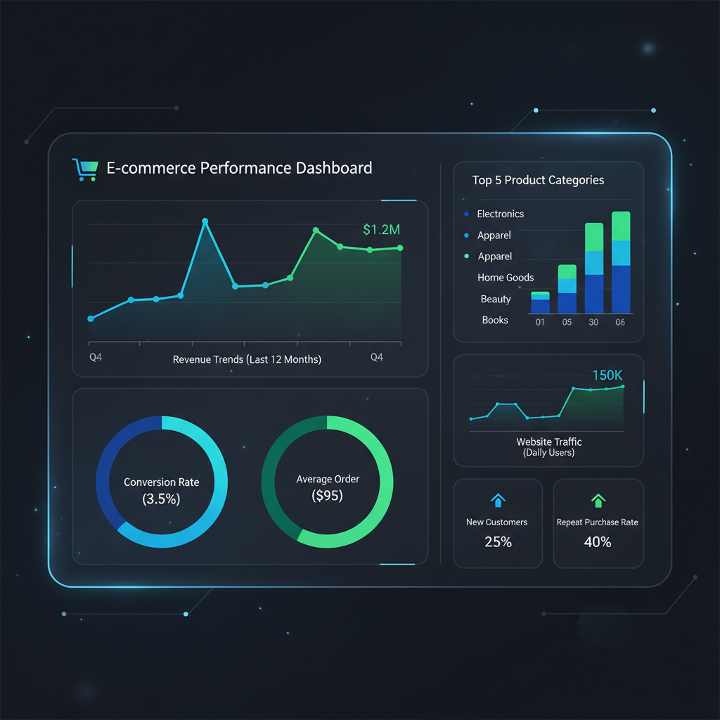 Visualizzazione dati: analisi e-commerce per aziende italiane