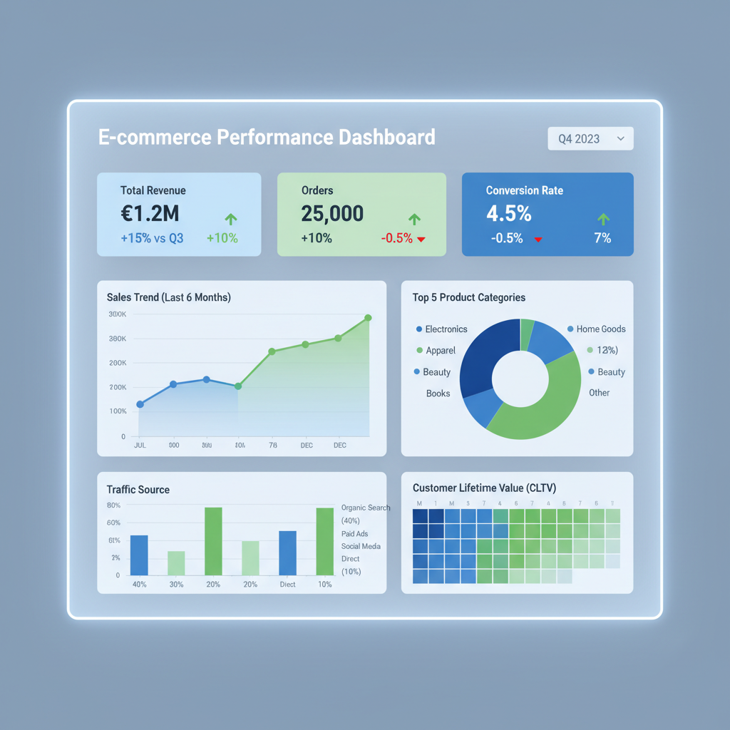 Visualizzazione dati: analisi e-commerce per aziende italiane