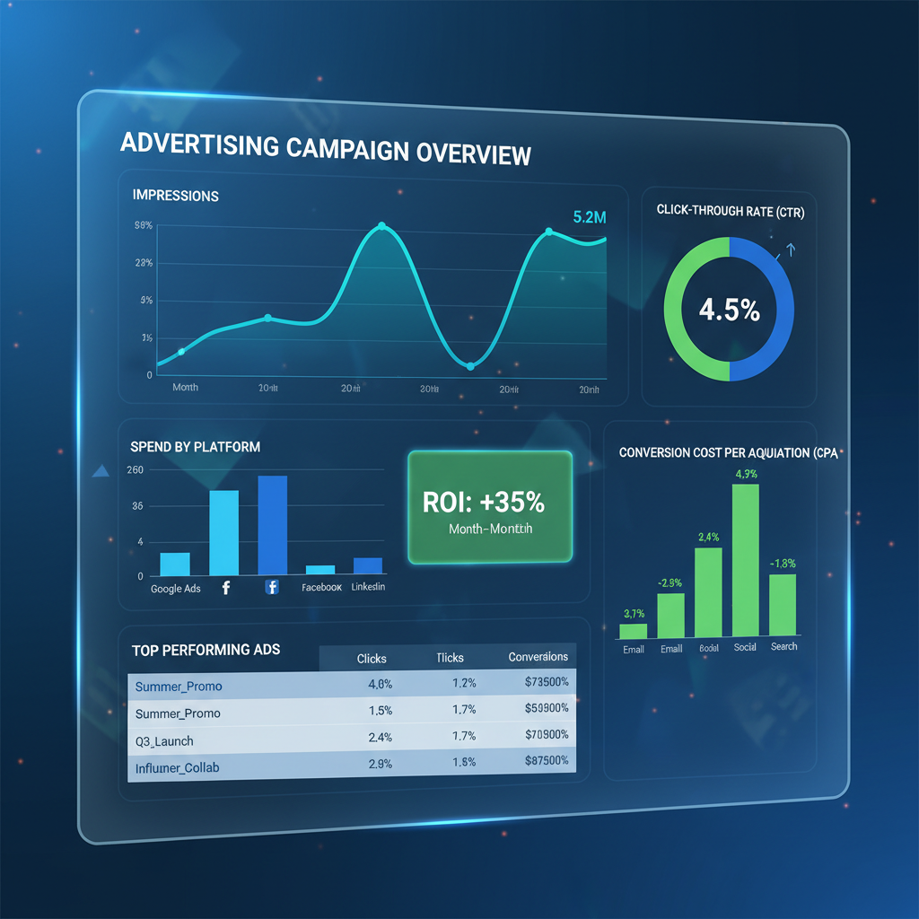 Visualizzazione dati: analisi advertising per aziende italiane