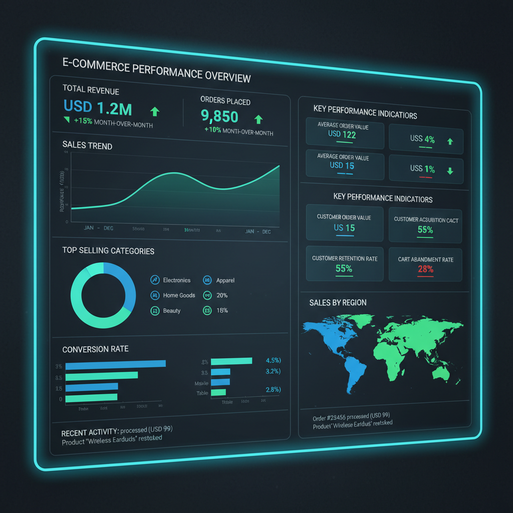 Visualizzazione dati: analisi e-commerce per aziende italiane
