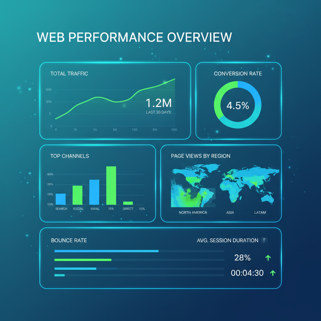 Visualizzazione dati: analisi web per aziende italiane
