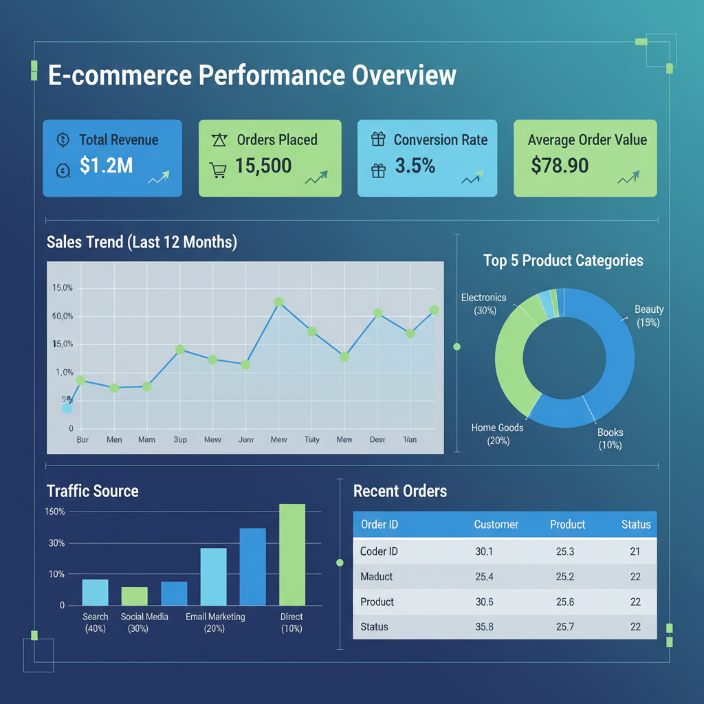 Visualizzazione dati: analisi e-commerce per aziende italiane