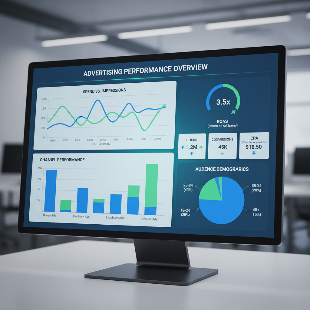 Visualizzazione dati: analisi advertising per aziende italiane
