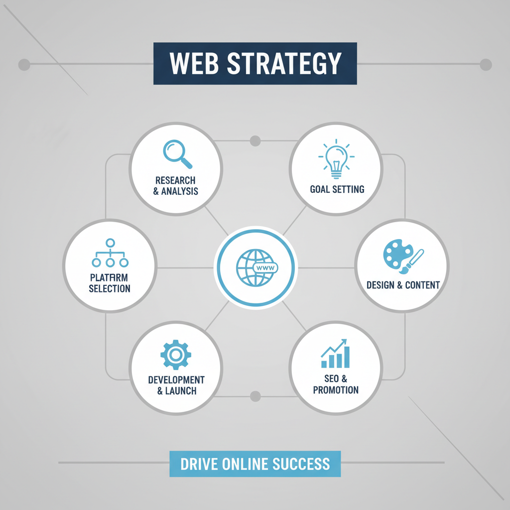 Infografica: Web: Dal piano alla pratica: implementazione: Nuove Prospett - strategie e best practice