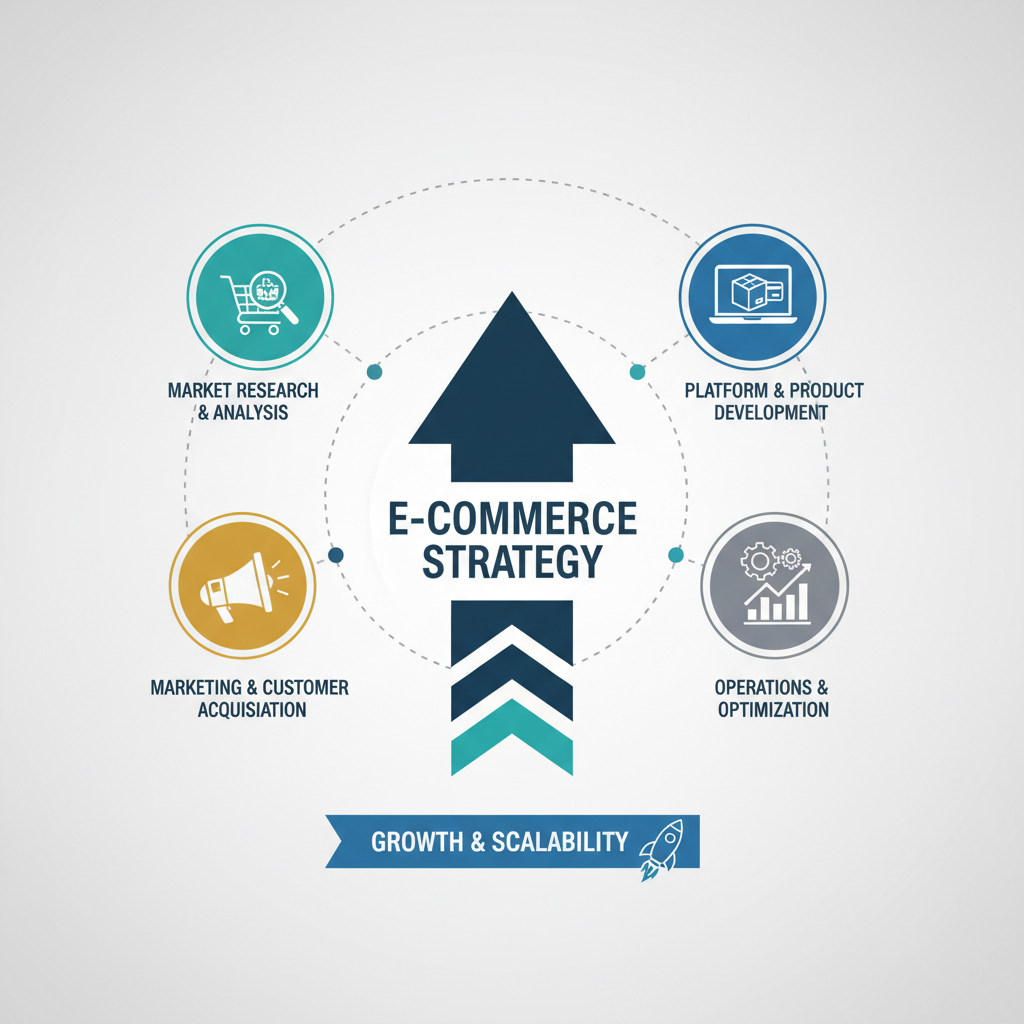 Infografica: E-commerce: Checklist operativa per professionisti: Analisi - strategie e best practice