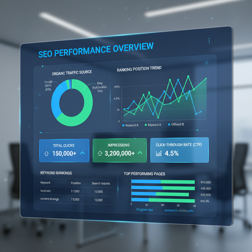 Visualizzazione dati: analisi seo per aziende italiane