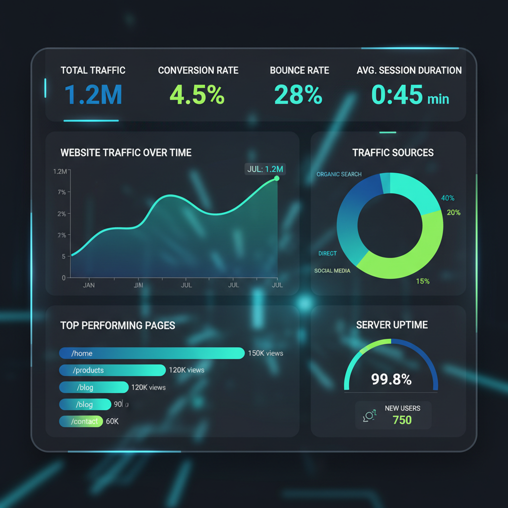 Visualizzazione dati: analisi web per aziende italiane