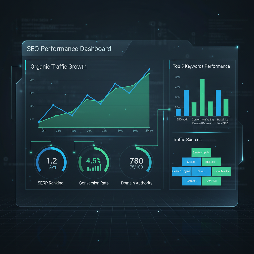 Visualizzazione dati: analisi seo per aziende italiane