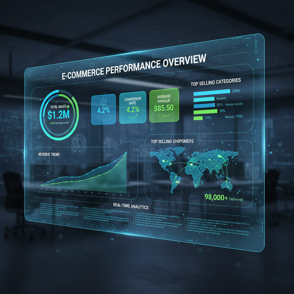Visualizzazione dati: analisi e-commerce per aziende italiane