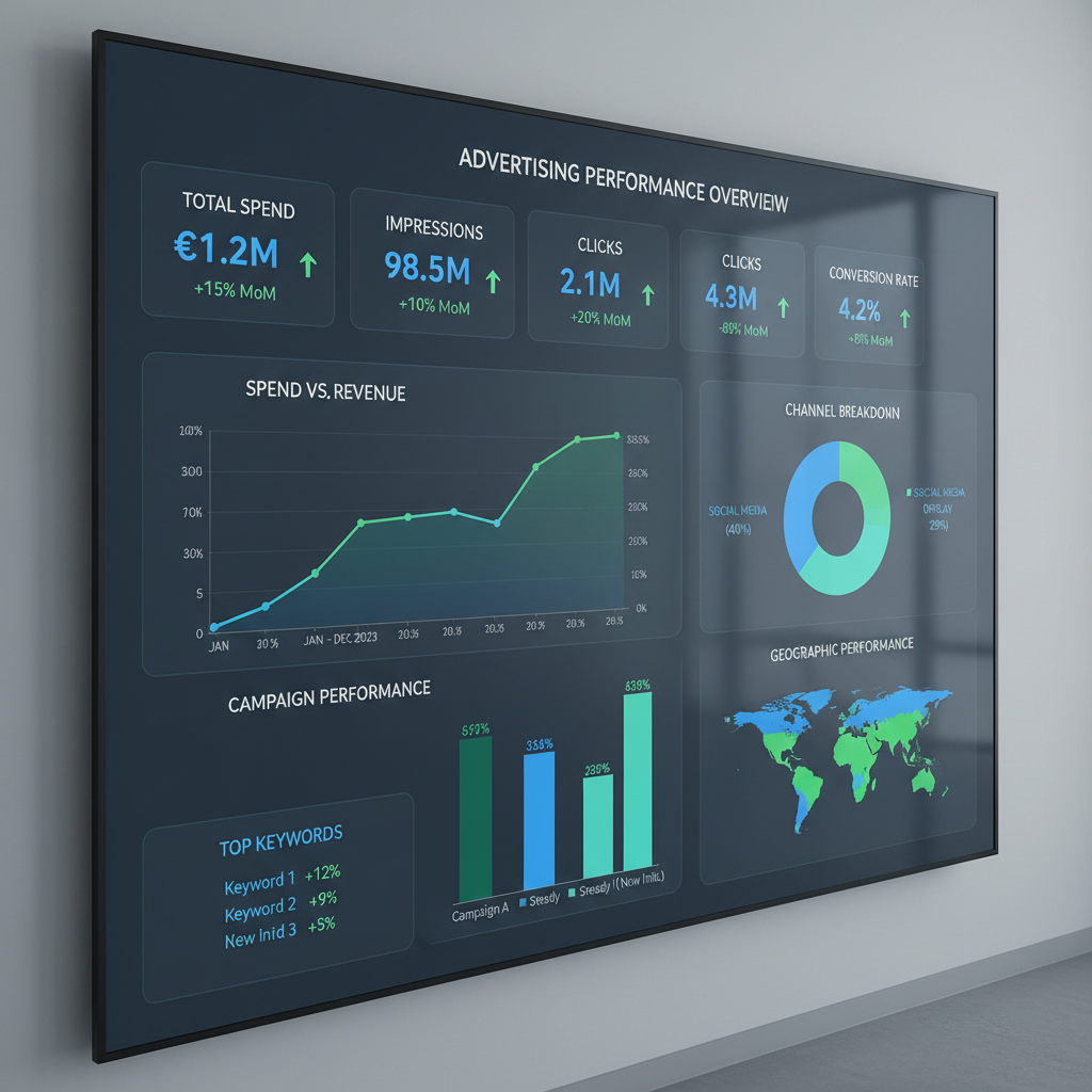Visualizzazione dati: analisi advertising per aziende italiane