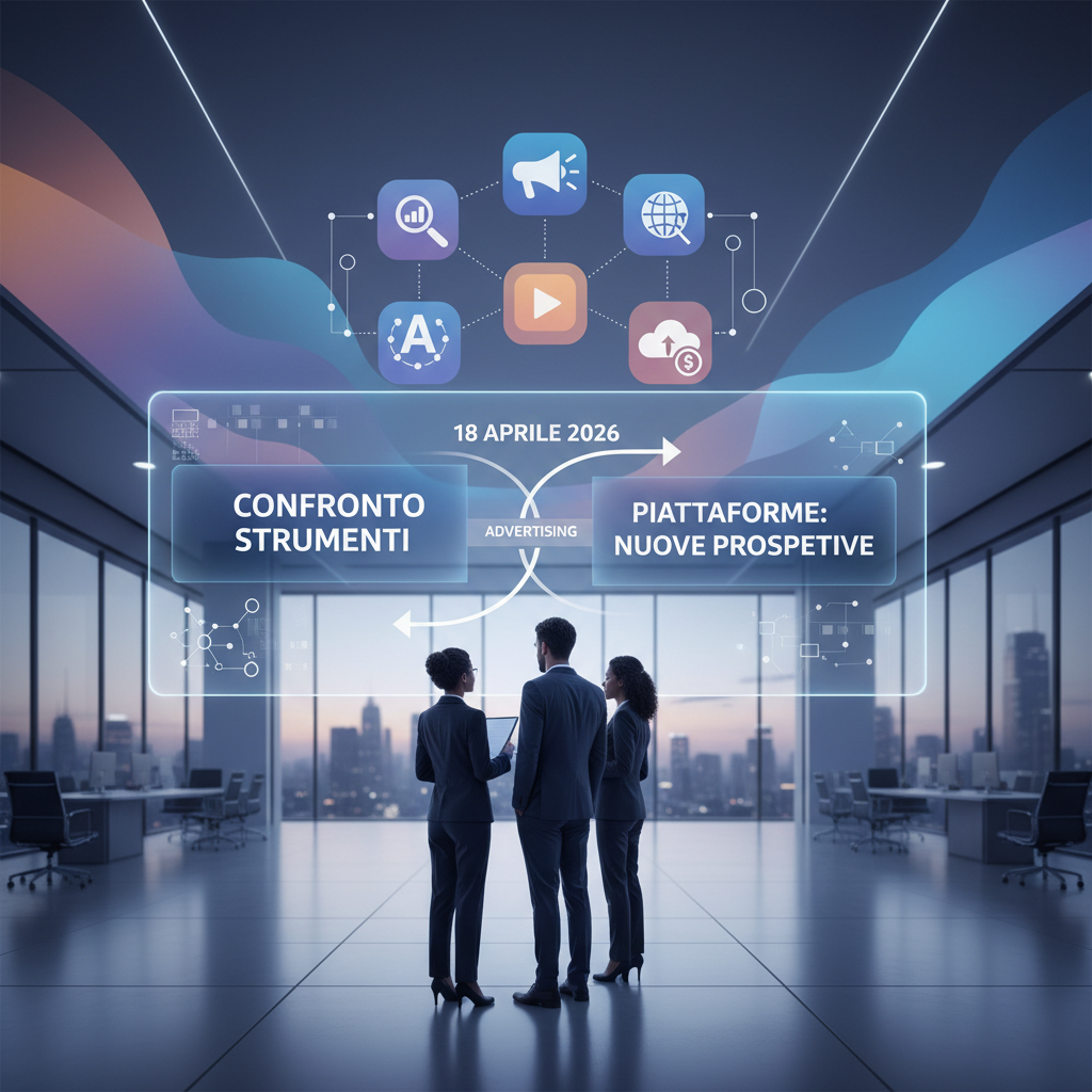 Advertising: Confronto strumenti e piattaforme: Nuove Prospettive 18 aprile 2026