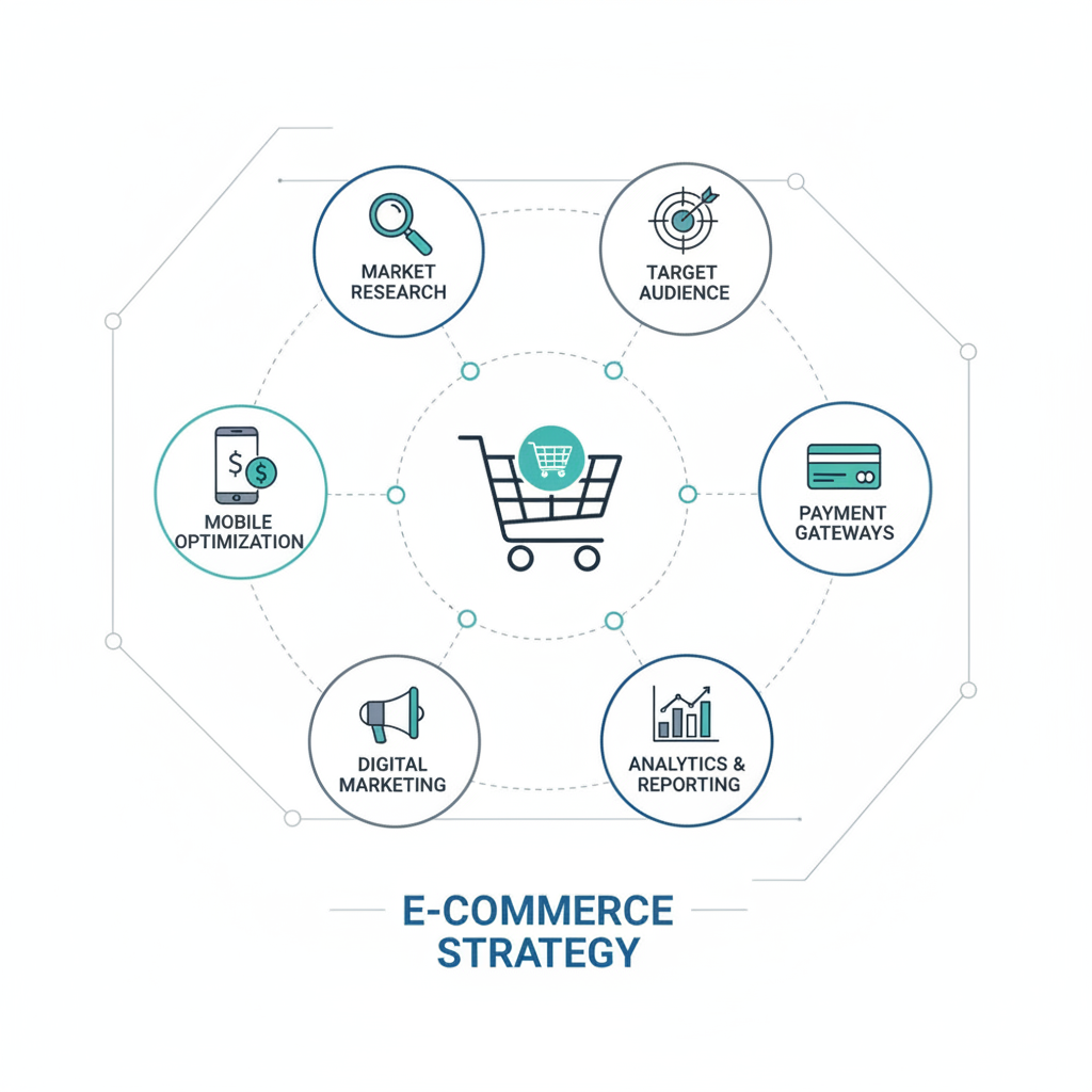 Infografica: E-commerce: Strategie avanzate e case study: Guida Aggiornat - strategie e best practice