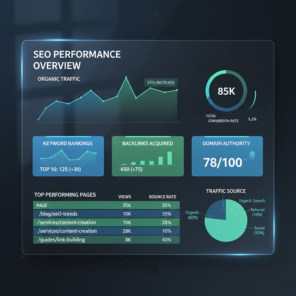 Visualizzazione dati: analisi seo per aziende italiane