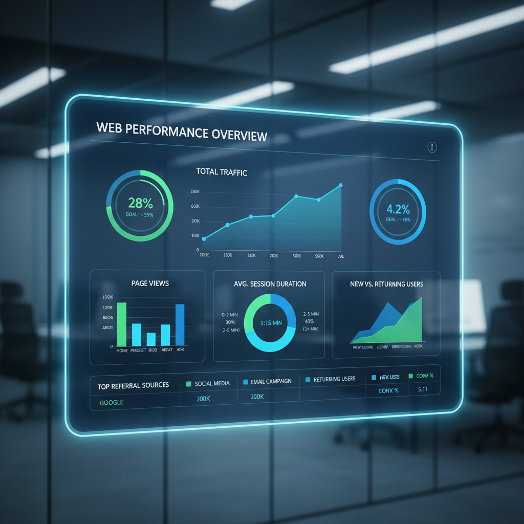 Visualizzazione dati: analisi web per aziende italiane
