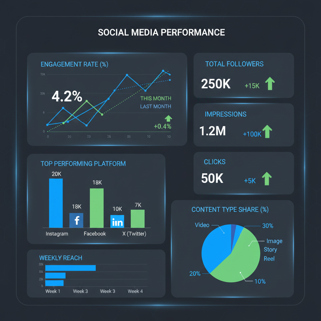 Visualizzazione dati: analisi social media per aziende italiane